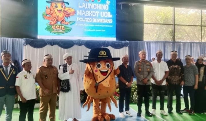 UCIL Hadir! Maskot Polres Sumedang untuk Ketahanan Pangan